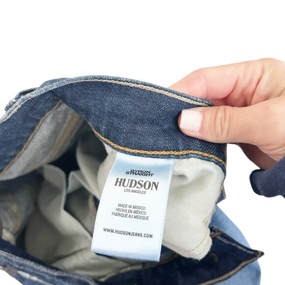 Hudson Byron Straight Jeans Sz 33x34 - Picture 3 of 6